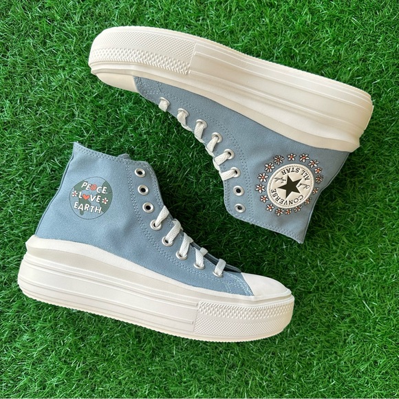 Converse Chuck Taylor Move Hi Cocoon Blue - Picture 2 of 8